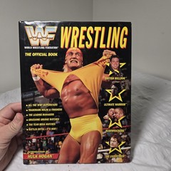 WWF Wrestling: The Official Book (1992) WWE hardback vintage Hulk Hogan