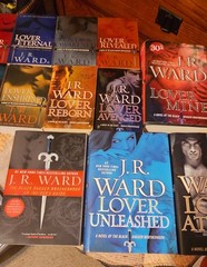 J.R. Ward Black Dagger Brotherhood Lot Books 1-12 Mixed Paperback Hardcover EUC