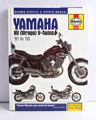 Haynes Service Repair Manual 0802 Yamaha XV (Virago) V-Twins ’81-’03 Hardcover