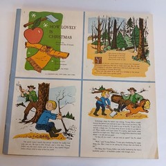 Vintage Uncut Pages-Golden Press Book 6 Christmas Stories Frosty, Rudolph & More