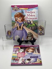 Disney Sofia the First Bundle: Create A Scene & Poster A Page Book w/ 2 Glasses