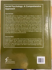 Social Psychology: A Comprehensive Approach [Hardcover] new retail inventory