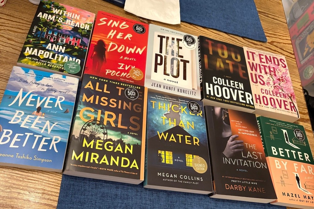 Lot of 10 Mixed Paperback Books from Various Authors