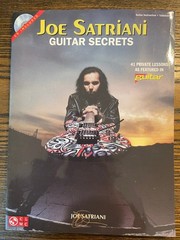 Joe Satriani Guitar Secrets w/CD Included Instruction Tablature Cherry Lane :VG