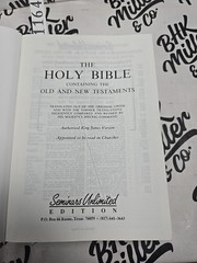 Limited Edition Holy Bible King James Study Companion Hardcover