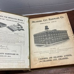 Oklahoma City Hardware Co. Catalog 1913 Wholesale Hardware Loose Leaf Binder