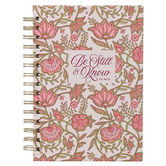 Inspirational Journal, Be Still & Know Wide Ruled Notebook, Psalm 46:10 Bible