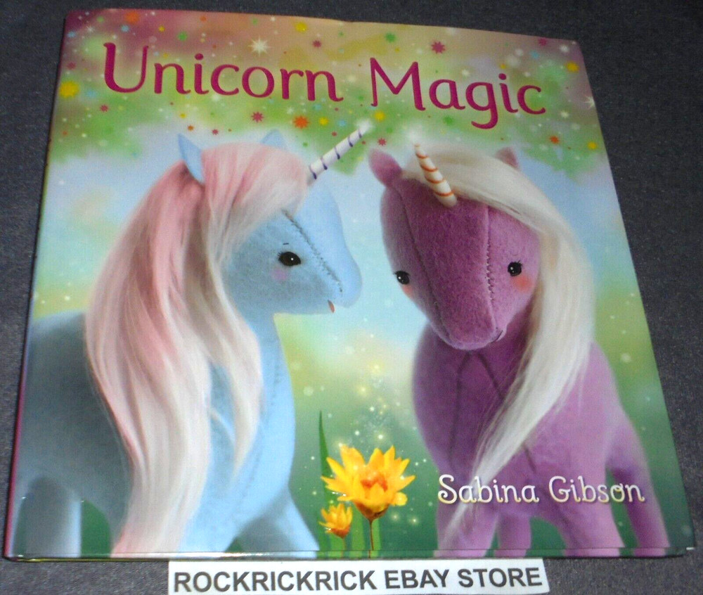 UNICORN MAGIC BOOK BY SABINA GIBSON HARDCOVER 24CM X 24CM 2018