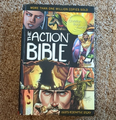 The Action Bible Hardcover Illustrated Doug Mauss Sergio Cariello