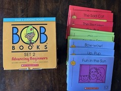 Scholastic Bob Books Box Set 1 Beginning Readers + Set 2 Advancing Beginners