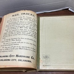 Oklahoma City Hardware Co. Catalog 1913 Wholesale Hardware Loose Leaf Binder