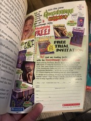 VTG Lot Of R.L. Stine Goosebumps Books- 49 Books,VHS, Postcards Bookmarks, Decal