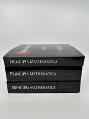 Principia Mathematica Volumes 1-3 Whitehead Russell 2011 Softcover Book Set