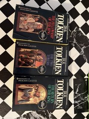 Tolkien Lord of the Rings trilogy special book club edition X3 1988