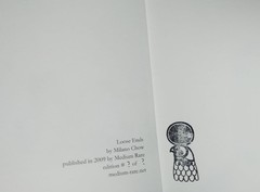 Milano Chow Rare ZINE Art Book 2009 Girly Drawings 13.5x21cm 16P