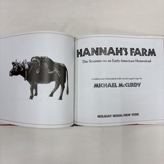 Hannah’s Farm by Michael McCurdy SIGNED First Edition (1988 Hardcover)