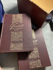 The Gourmet Cookbook Volume 1 & 2 Revised 1st printing 1965 Color Illustrations