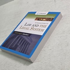 Introduction to Law and the Legal System Paperback Frank Schubert Cengage 11th