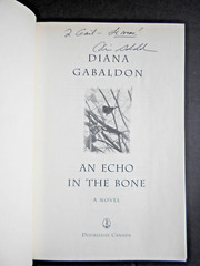 *SIGNED* DIANA GABALDON First Edition AN ECHO IN THE BONE 820 pages ‘To Gail’