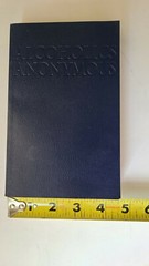 Alcoholics Anonymous 4TH EDITION BIG BOOK Blue Soft Cover Small 4.5 in x 7 in