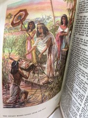Holy Bible Textile Workers Union Nitro, West Virginia With Cedar Box