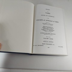 Ohio Official Reports 73 Appellate 3d Walter Kobalka 1992 HC West Publishing Co.