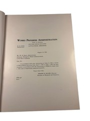 A Review of Work Relief Activities Arkansas WPA 1935 History Pamphlet