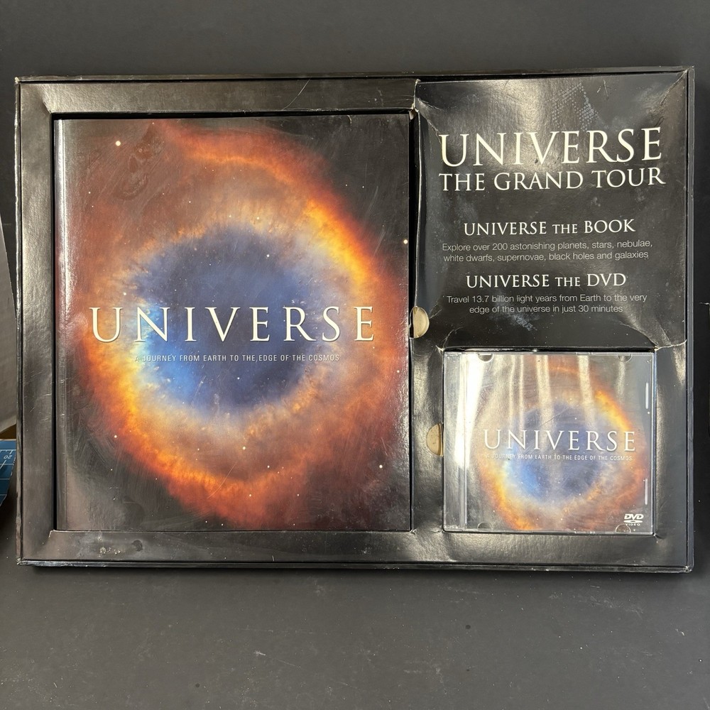 Universe The Grand Tour Book DVD Set Nicolas Cheetham Space Cosmos 2008 Unused
