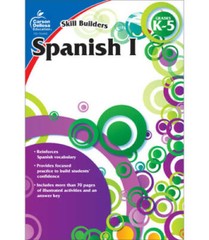 Spanish I, Grades K – 5 (Skill Builders) – Paperback – GOOD