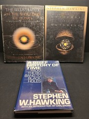 Stephen Hawking Books Lot Of 3 Brief History of Time First Edition, and Others
