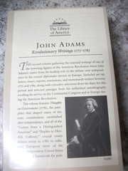 John Adams – Revolutionary Writings 1755–1783 – New Sealed Hard Cover Book