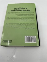The Handbook of Infrastructure Investing – Wiley Finance HC w/DJ (9–1)