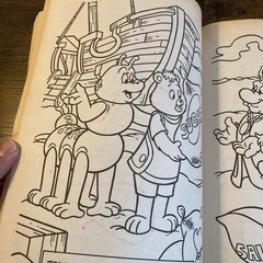 Teddy Ruxpin Coloring Activity Book 108 Clean Pages Golden 1986