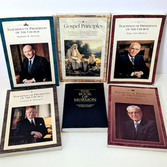 LDS Church Book Lot Book of Mormon Gospel Principles Hinckley Benson Lee Hunter