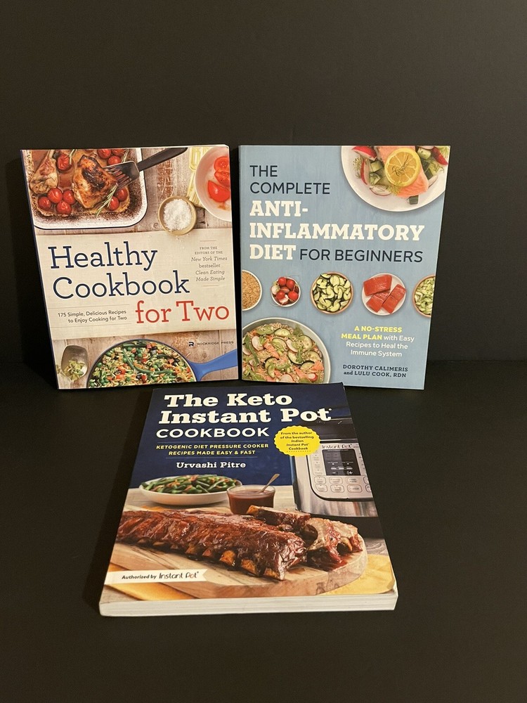 The Complete Anti-Inflammatory Diet, Healty Cookbook,The Instant Pot Lot 3 Books