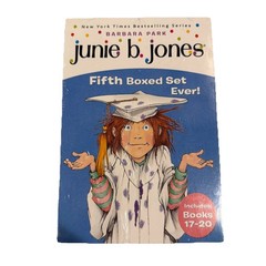 Junie B. Jones Fifth Boxed Set Ever! (Books 17-20) by Barbara Park Ages 6-9 NEW