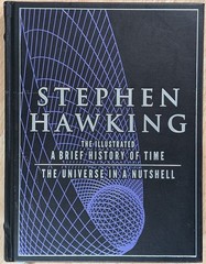 Brief History of Time & The Universe…by Stephen Hawking HC Leather 1st Print