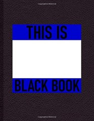 Blackbook Graffiti Sketchbook Blank Art Book with White Paper 279x216mm New
