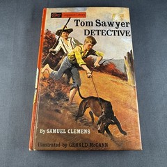 Vintage collectible 1960’s Tom Sawyer Detective Grosset & Dunlap 1965 HC Book