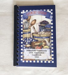 2009 VTG Willimantic Maine Cookbook Spiral Bound Limited Printing