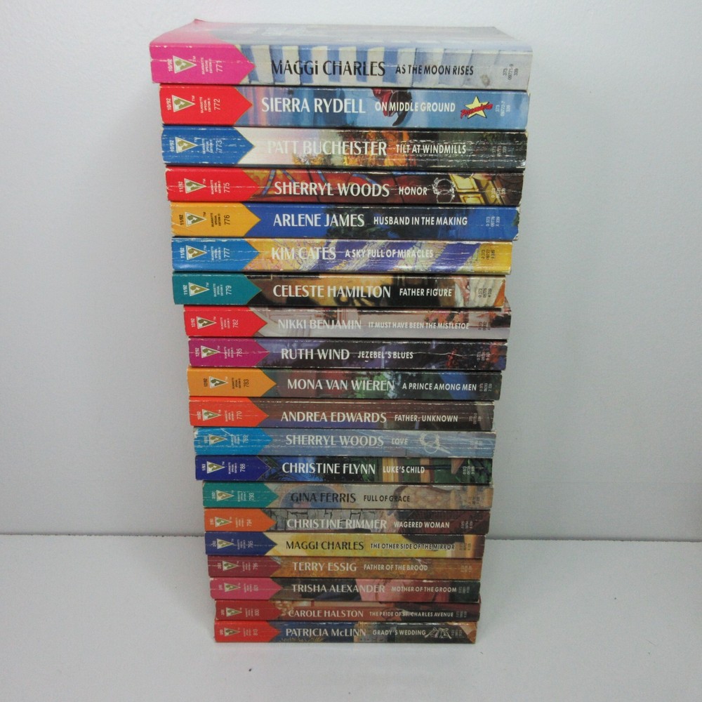 Lot of 20 Silhouette Special Edition Romance Paperback Books Vintage 1992 & 1993