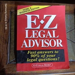 E-Z Legal Advisor Home & Business Edition Alice K Helm Law Reference Book 1995