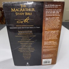 MacArthur Study Bible by John MacArthur NASB Updated Ed. (2006, Hardcover) NA673