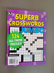 Lot of 3 Jumbo Crossword Books by Kappa -USA & 2 Superbs- 380+ Puzzle Challenges