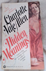 Hidden Meanings Charlotte Vale Allen Steamy Paperback Book 1976 Vintage Romance