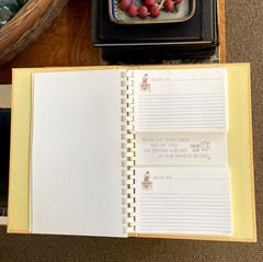 VTG 1973 Hallmark Betsey Betsy Clark Recipe Album Cookbook Binder with Cards