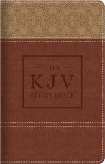 The KJV Study Bible: King James Version, Brown, Handy Size (King .. Like New