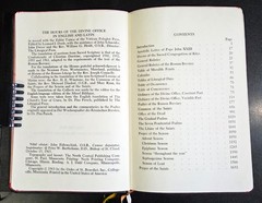 THE DIVINE OFFICE BREVIARY (Latin/English) 3 Volume Set (Leather) Slipcases 1963