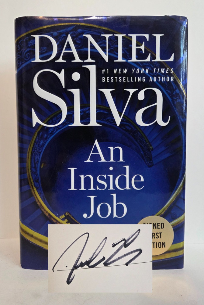 SIGNED An Inside Job — Daniel Silva | 1st ED 1st PRINT | Special Signed HC 2025