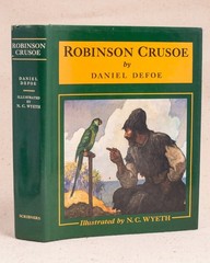 Robinson Crusoe by Daniel Defoe ill. by N.C. Wyeth Scribner’s 7th printing